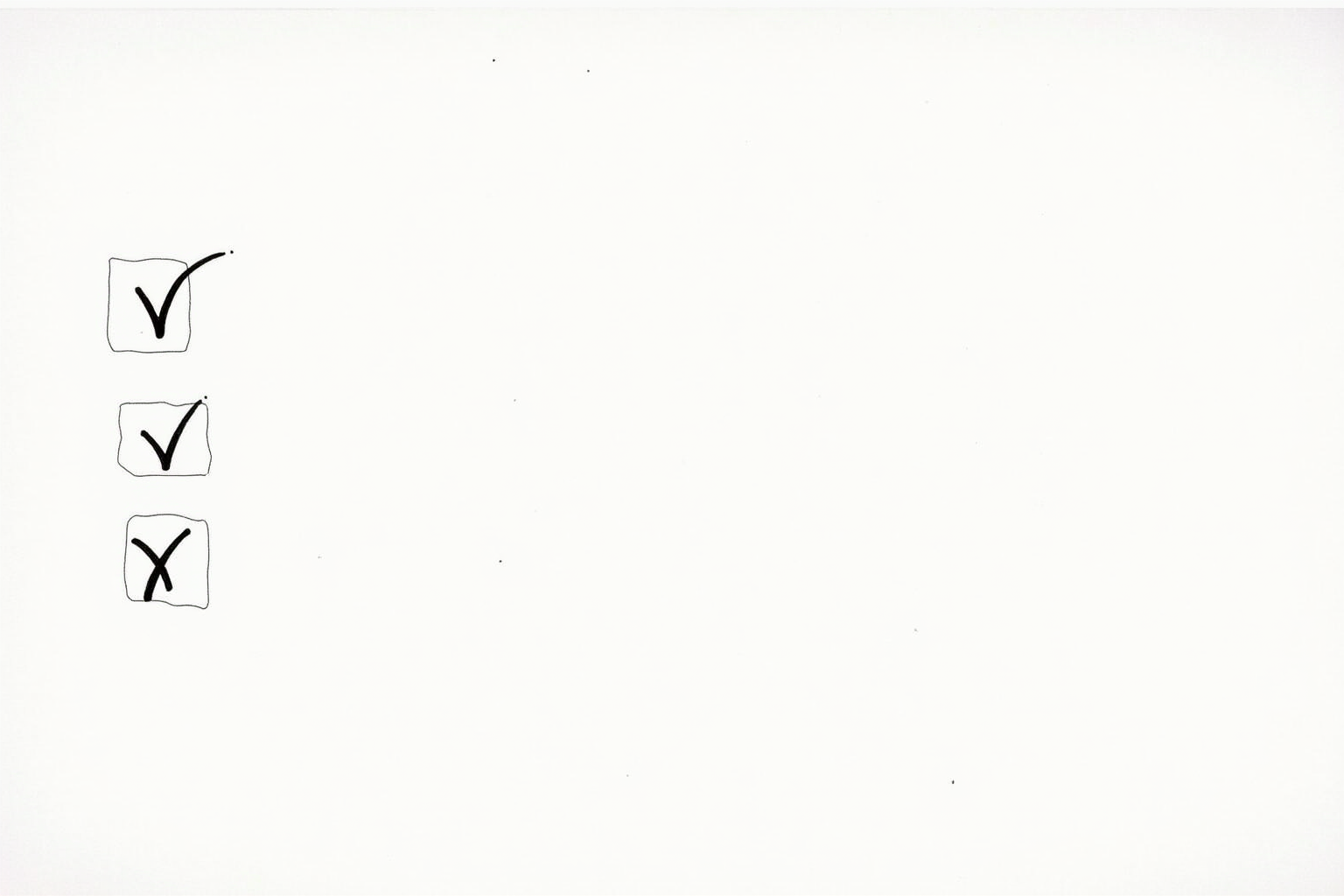 Student loan forgiveness program qualification checklist with checkmarks
